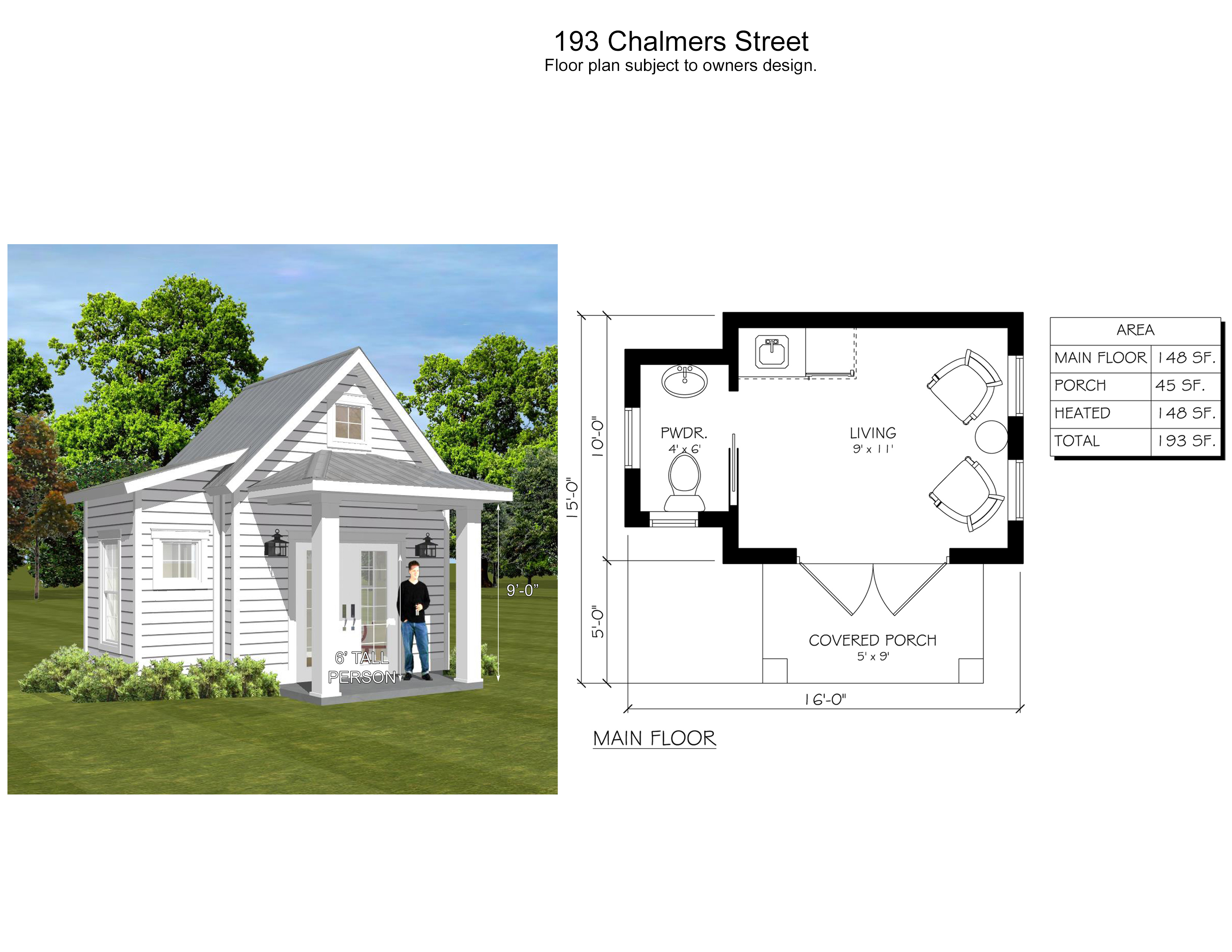193 Chalmers Street Floor Plan